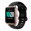 For Xiaomi Haylou Smart Watch LS01 19mm Butterfly Buckle Silicone Watch Band(Black)