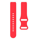 For Xiaomi Haylou Smart Watch LS01 19mm Butterfly Buckle Silicone Watch Band(Red)
