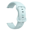 For Xiaomi Haylou Smart Watch LS01 19mm Butterfly Buckle Silicone Watch Band(Light Blue)
