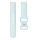 For Xiaomi Haylou Smart Watch LS01 19mm Butterfly Buckle Silicone Watch Band(Light Blue)