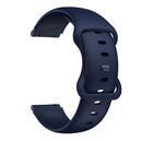 For Xiaomi Haylou Smart Watch LS01 19mm Butterfly Buckle Silicone Watch Band(Midnight Blue)