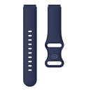 For Xiaomi Haylou Smart Watch LS01 19mm Butterfly Buckle Silicone Watch Band(Midnight Blue)