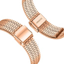 Steel Watch Band For Apple Watch Series 8&7 41mm / SE 2&6&SE&5&4 40mm / 3&2&1 38mm(Silver and Rose Gold)