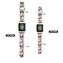 Single Nail Printing Watch Band For Apple Watch Series 7 41mm / 6&SE&5&4 40mm / 3&2&1 38mm(A29)