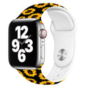 Single Nail Printing Watch Band For Apple Watch Series 7 41mm / 6&SE&5&4 40mm / 3&2&1 38mm(A34)