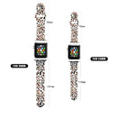 Single Nail Printing Watch Band For Apple Watch Series 7 41mm / 6&SE&5&4 40mm / 3&2&1 38mm(A38)