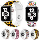 Single Nail Printing Watch Band For Apple Watch Series 7 41mm / 6&SE&5&4 40mm / 3&2&1 38mm(A34)
