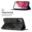 For Samsung Galaxy S20 FE 2022 / S20 FE 5G&4G / S20 Lite / S20 Fan Edition Football Texture Magnetic Leather Flip Phone Case(Black)