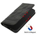 For Samsung Galaxy S20 FE 2022 / S20 FE 5G&4G / S20 Lite / S20 Fan Edition Football Texture Magnetic Leather Flip Phone Case(Black)