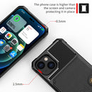 For iPhone 14 Magnetic Wallet Card Bag Leather Phone Case (Black)