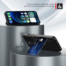 For iPhone 14 Pro Magnetic Wallet Card Bag Leather Phone Case(Black)