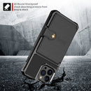 For iPhone 14 Pro Magnetic Wallet Card Bag Leather Phone Case(Black)