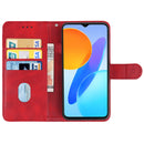 For Asus Zenfone 9 Leather Phone Case(Red)