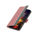 For OPPO Reno 8 Pro 5G Twill Texture Side Button Leather Phone Case(Pink)
