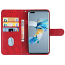 For Huawei Mate 50 Pro Leather Phone Case(Red)