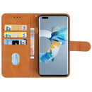 For Huawei Mate 50 Pro Leather Phone Case(Brown)