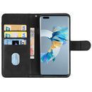 For Huawei Mate 50 Pro Leather Phone Case(Black)