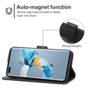 For Huawei Mate 50 Pro Leather Phone Case(Black)