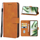 For OnePlus 10T Leather Phone Case(Brown)