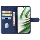 For OnePlus 10T Leather Phone Case(Blue)