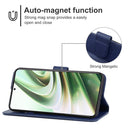 For OnePlus 10T Leather Phone Case(Blue)