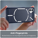 For Nothing Phone 1 Brushed Texture Carbon Fiber TPU Phone Case(Blue)