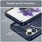 For Nothing Phone 1 Brushed Texture Carbon Fiber TPU Phone Case(Blue)