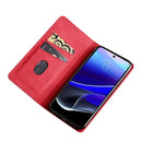 For Motorola Moto G62 5G Skin Feel Magnetic Horizontal Flip Leather Phone Case(Red)
