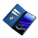 For Motorola Moto G62 5G Skin Feel Magnetic Horizontal Flip Leather Phone Case(Blue)