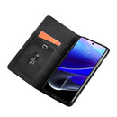For Motorola Moto G62 5G Skin Feel Magnetic Horizontal Flip Leather Phone Case(Black)