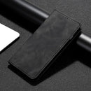 For Motorola Moto G62 5G Skin Feel Magnetic Horizontal Flip Leather Phone Case(Black)