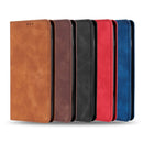 For Motorola Moto G62 5G Skin Feel Magnetic Horizontal Flip Leather Phone Case(Light Brown)