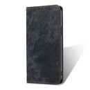 For vivo S15E 5G/T1 Snapdragon 778G RFID Anti-theft Brush Magnetic Leather Phone Case(Black)