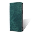 For Huawei P50 RFID Anti-theft Brush Magnetic Leather Phone Case(Green)