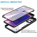 For OPPO Find X5 Pro 360 Degrees Full Coverage Phone Case(Blue)