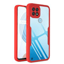 For Realme C21 360 Degrees Full Coverage Phone Case(Red)