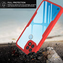 For Realme C21 360 Degrees Full Coverage Phone Case(Red)