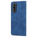 For Huawei nova 10 AZNS Skin Feel Calf Texture Flip Leather Phone Case(Blue)