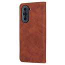 For Huawei nova 10 AZNS Skin Feel Calf Texture Flip Leather Phone Case(Brown)