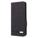 For Realme C30 Magnetic Clasp Flip Leather Phone Case(Black)