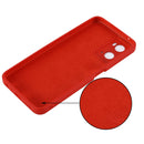 For OPPO A36 / A76 / A96 4G Pure Color Liquid Silicone Shockproof Phone Case(Red)