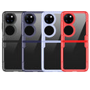 For Huawei P50 Pocket Carbon Brazed TPU Drop Protection Phone Case(Red)