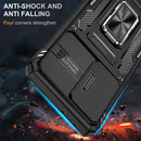 For Samsung Galaxy S21 Ultra 5G Armor PC + TPU Camera Shield Phone Case(Black)