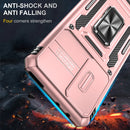 For Xiaomi 12 Pro Armor PC + TPU Camera Shield Phone Case(Rose Gold)