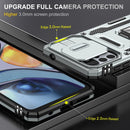 For Motorola Moto G22 Armor PC + TPU Camera Shield Phone Case(Grey)