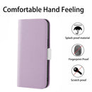 For OPPO Reno7 A Candy Color Litchi Texture Leather Phone Case(Light Purple)