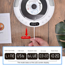 Kecag KC-607 Wall Mounted Bluetooth Compact Disc Album CD Player(White)