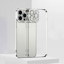 Electroplating High Transparent TPU Phone Case For iPhone 14 Pro Max(Silver)