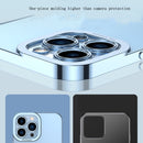 Electroplating High Transparent TPU Phone Case For iPhone 14 Pro Max(Blue)