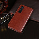 For OPPO Find X2 Pro idewei Crazy Horse Texture Horizontal Flip Leather Case with Holder & Card Slots & Wallet(Rose Red)
